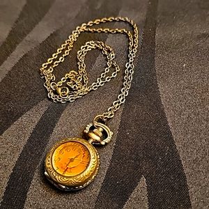 Pocket watch necklace